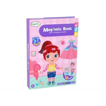LEAN TOYS Magnetinė dėlionė su kostiumais
