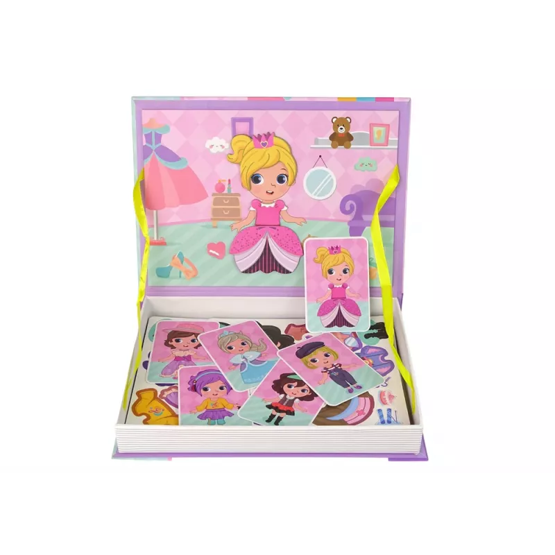 LEAN TOYS Magnetinė dėlionė su kostiumais
