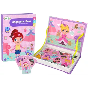 LEAN TOYS Magnetinė dėlionė su kostiumais
