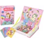 LEAN TOYS Magnetinė dėlionė Unicorns Puzzles Cards