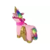 LEAN TOYS Mascot Interactive Horse Pink Golden Wings Music