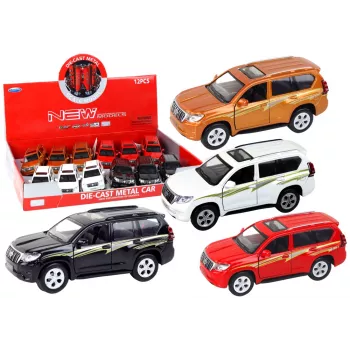 LEAN TOYS Metal Car 12 cm Sound Effects Light Various Colors