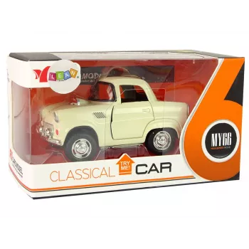 LEAN TOYS Metal Car Classic Opening Doors Sound