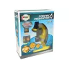 LEAN TOYS Mikroskopas „Mokslininkui“ Edukacinis Rinkinys Geltonas 100x 400x 1200x