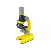 LEAN TOYS Mikroskopas „Mokslininkui“ Edukacinis Rinkinys Geltonas 100x 400x 1200x