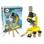LEAN TOYS Mikroskopas „Mokslininkui“ Edukacinis Rinkinys Geltonas 100x 400x 1200x