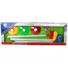 LEAN TOYS Mini Golf rinkinys vaikams, lazdos, 12 dalių