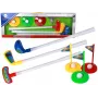 LEAN TOYS Mini Golf rinkinys vaikams, lazdos, 12 dalių