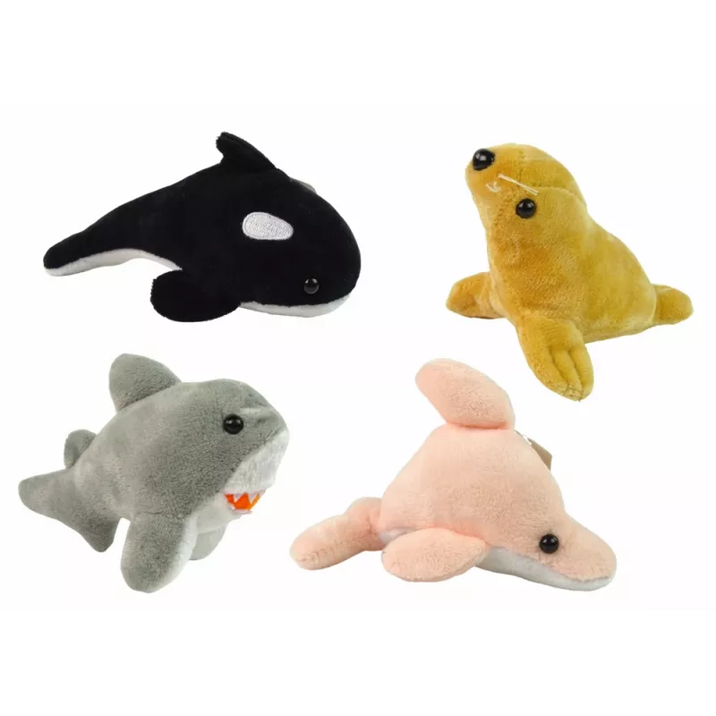 LEAN TOYS Mini Plush Sea Animals 4 Models