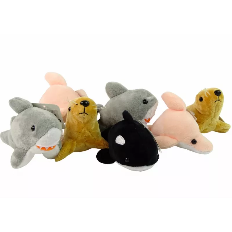 LEAN TOYS Mini Plush Sea Animals 4 Models