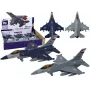 LEAN TOYS Trinties varomas lėktuvo modelis, tamsiai mėlynas arba pilkas