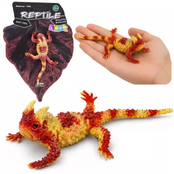 LEAN TOYS Moloch the Terrible guminė figūrėlė – tampri, realistinė, 14 cm