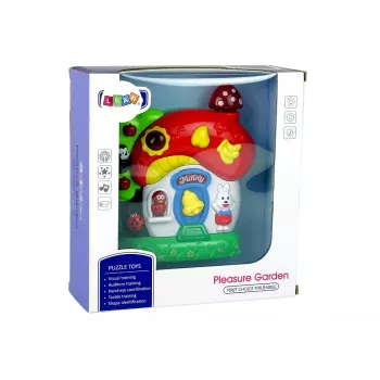 LEAN TOYS Muzikinis namelis kūdikiams Gyvūnėliai