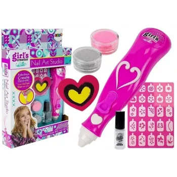 LEAN TOYS Nail Painting Set Dispenser Glitter Nail Lacquer