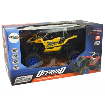 LEAN TOYS Visureigis nuotoliniu valdymu 2.4 GHz 1:16 Geltona