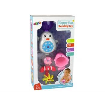 LEAN TOYS Penguin Bath Toy for Kids