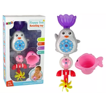LEAN TOYS Penguin Bath Toy for Kids