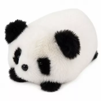 LEAN TOYS Minkštas Pandos Žaisliukas, Juodai Baltas, 16 cm