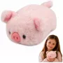 LEAN TOYS Minkštas kiaulės talismanas, 16 cm, rožinė