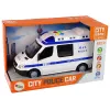 LEAN TOYS Policijos automobilis su frikcine pavara, garsu ir šviesomis