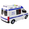 LEAN TOYS Policijos automobilis su frikcine pavara, garsu ir šviesomis