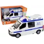 LEAN TOYS Policijos automobilis su frikcine pavara, garsu ir šviesomis