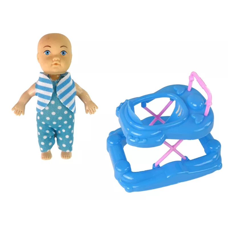 LEAN TOYS Pregnant Baby Doll Long Hair Accessories