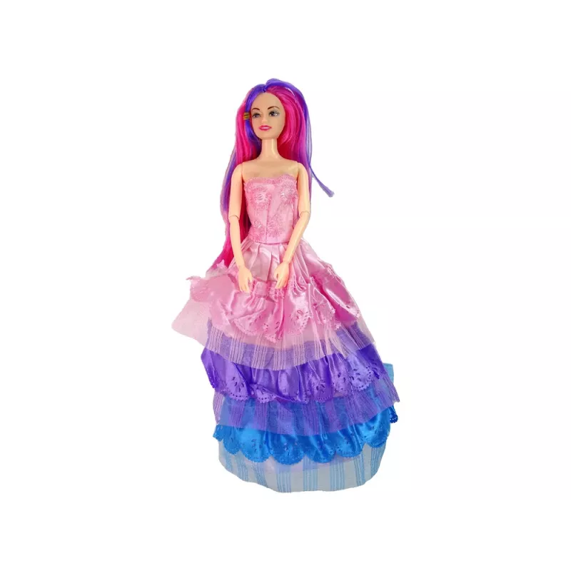 LEAN TOYS Princess Doll with White Pony Figures Accessories