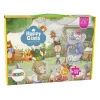 LEAN TOYS Puzzle School for Animals 100 dalių