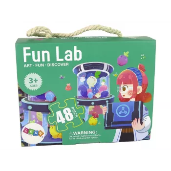LEAN TOYS Laboratorijos dėlionė vaikams 48 elementai