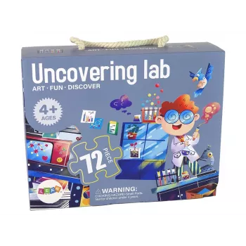 LEAN TOYS Puzzles For Kids Science Laboratory Puzzle 72 Elements