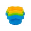 LEAN TOYS Piramidiniai puodeliai kūdikiams Asterisks