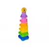 LEAN TOYS Piramidiniai puodeliai kūdikiams Asterisks