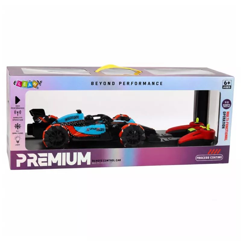 LEAN TOYS RC Sports lenktyninis automobilis su drifto funkcija, šviesomis ir garsais, 1:14
