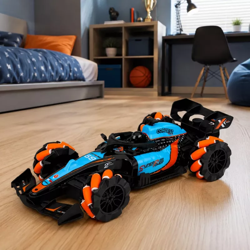 LEAN TOYS RC Sports lenktyninis automobilis su drifto funkcija, šviesomis ir garsais, 1:14
