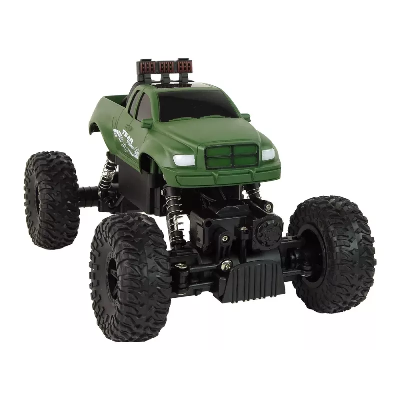 Valdomas automobilis LEAN TOYS R/C 2.4 GHz 1:18 Žalias