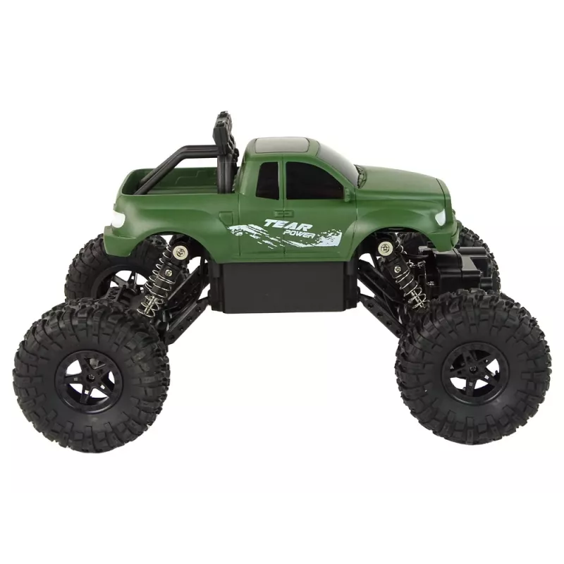Valdomas automobilis LEAN TOYS R/C 2.4 GHz 1:18 Žalias