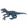 LEAN TOYS nuotoliniu valdymu dinozauras Velociraptor su garsu ir riaumojimu, mėlynas