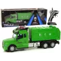 LEAN TOYS Pilot 2.4G šiukšliavežė su šviesomis ir garsais, žalia