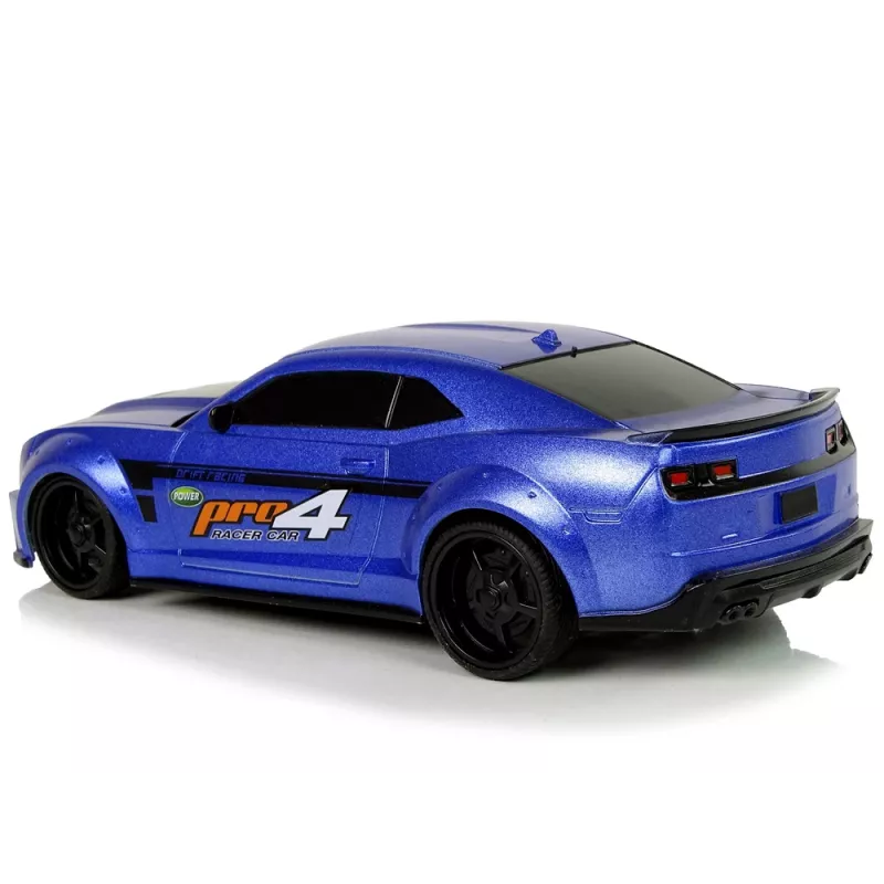 LEAN TOYS nuotolinio valdymo sportinis automobilis 1:24 Racing Blue Tinted Windows