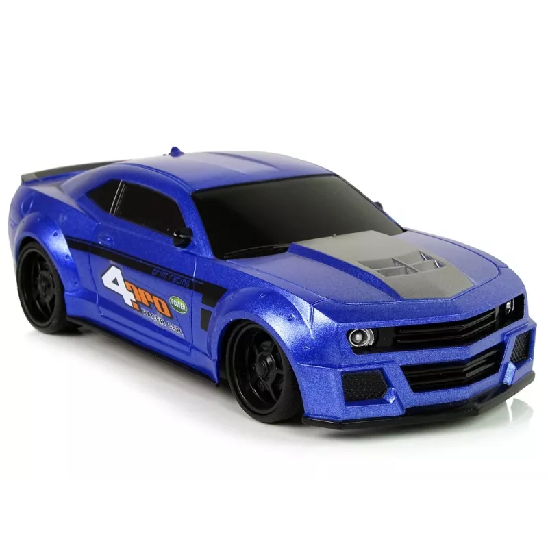 LEAN TOYS nuotolinio valdymo sportinis automobilis 1:24 Racing Blue Tinted Windows
