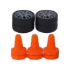 LEAN TOYS nuotoliniu valdymu sportinis automobilis R/C 1:24 juodas su keičiamais ratais