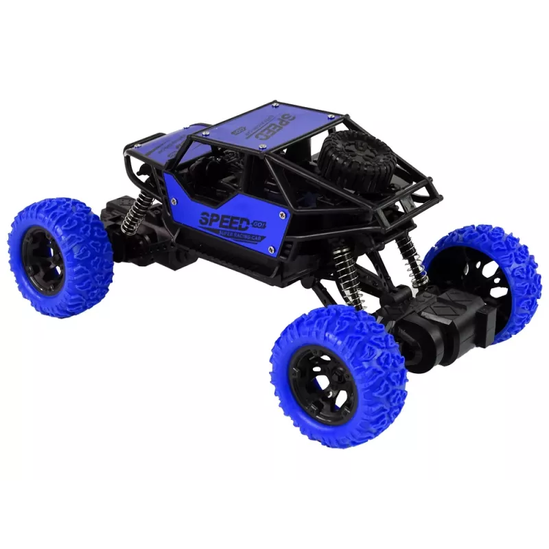 LEAN TOYS nuotoliniu valdymu visureigis R/C 1:18 mėlynas