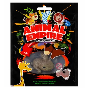 LEAN TOYS Ring on Hand Educational Animals Elephant