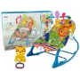 LEAN TOYS Rocking Chair 2in1 Blue Tiger Sounds Vibration