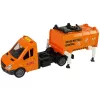 LEAN TOYS Šiukšliavežis su Trinties Pavara ir Garso Efektais Oranžinis