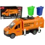 LEAN TOYS Šiukšliavežis su Trinties Pavara ir Garso Efektais Oranžinis