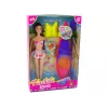 LEAN TOYS Lėlės aksesuarų rinkinys Baidarė Rožinė