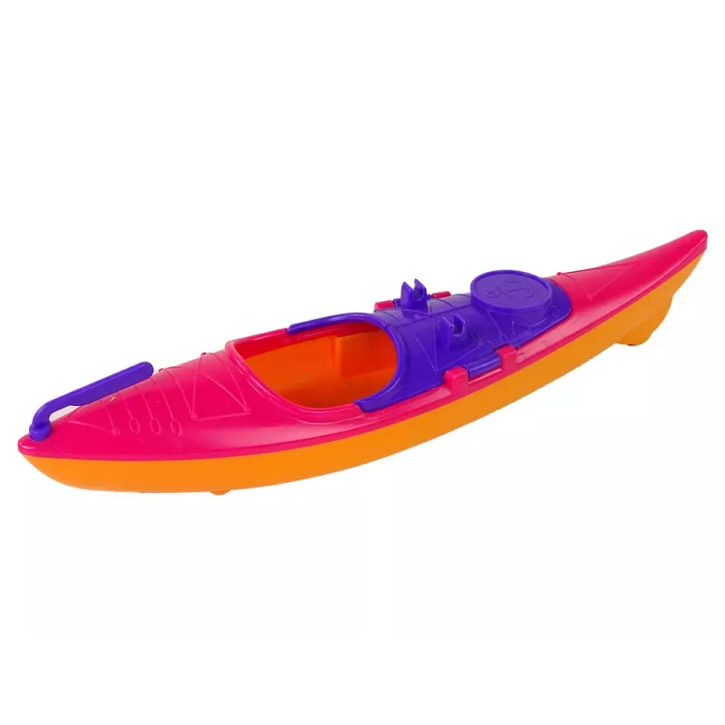 LEAN TOYS Lėlės aksesuarų rinkinys Baidarė Rožinė
