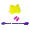 LEAN TOYS Lėlės aksesuarų rinkinys Baidarė Rožinė